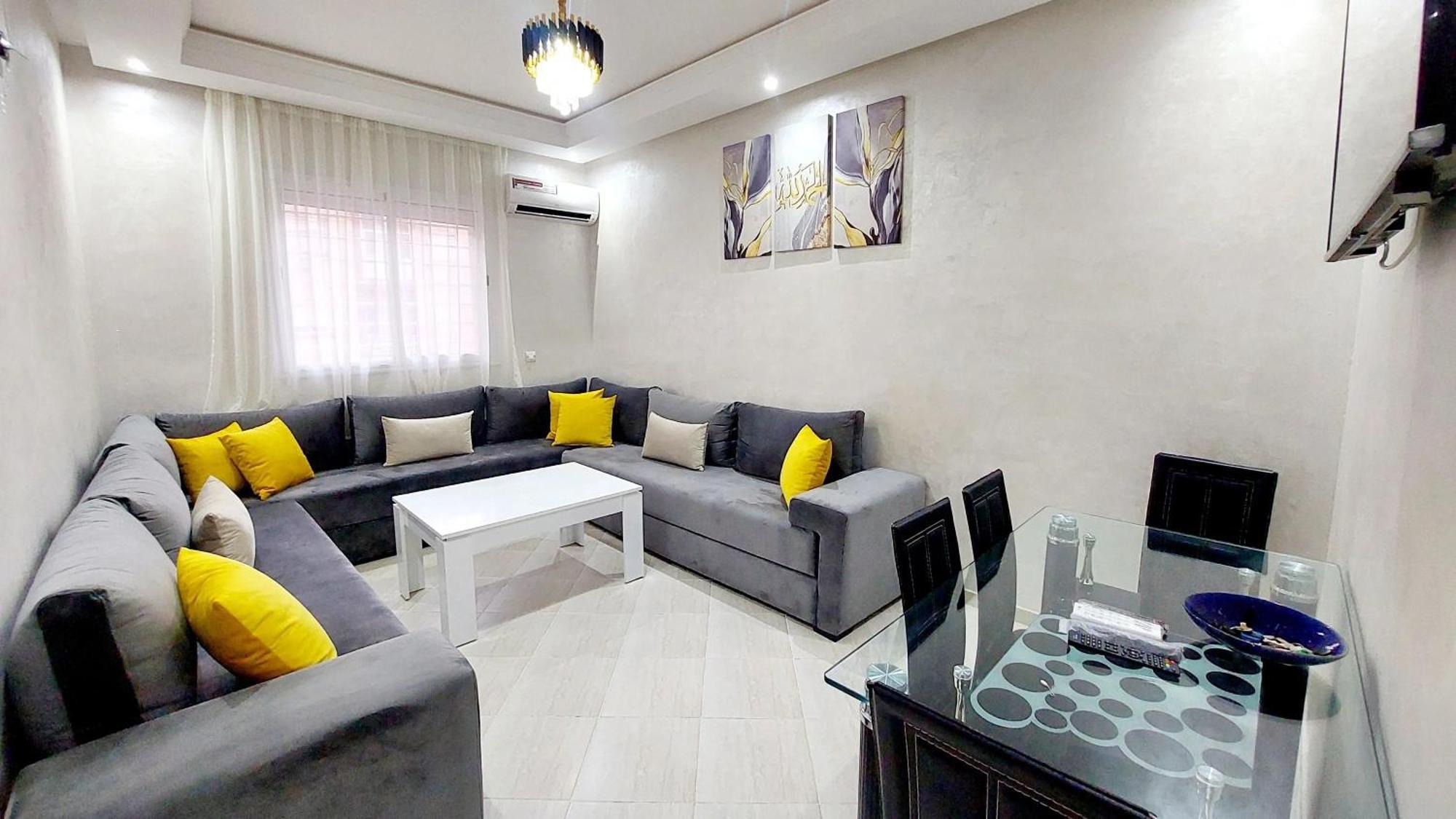 Modern Family Apartment Near Airport Marrakesh Exteriör bild